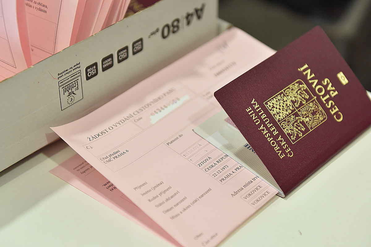 Cestovní pasy, pas, cestovní doklad