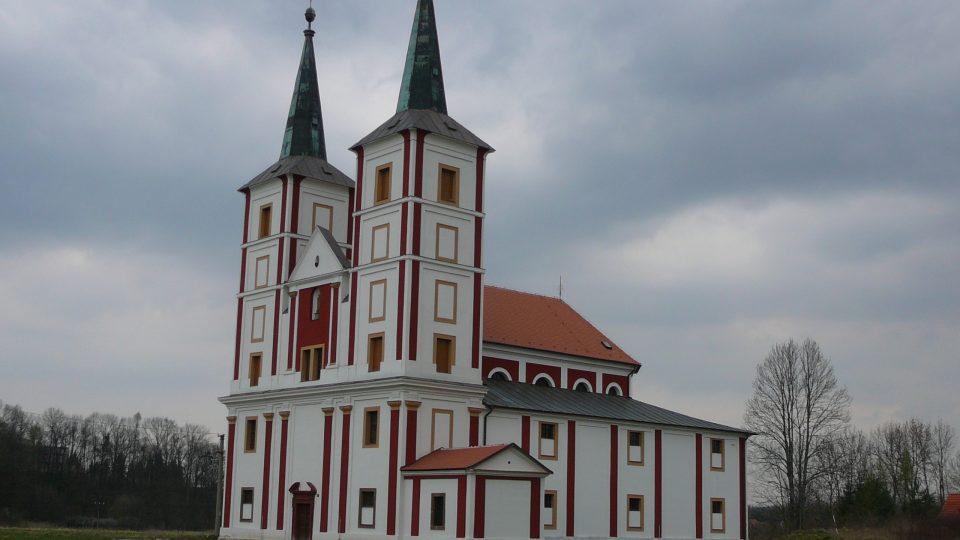 Barokní kostel Sv. Markéty postavený v místech bývalého kláštera