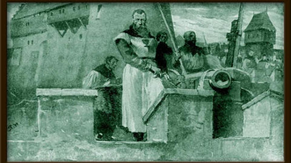 Jan Roháč z Dubé, poslední  husitský vojevůdce, který se 6.9. 1437 na hradu Sion neubránil vojsku císaře Zikmunda