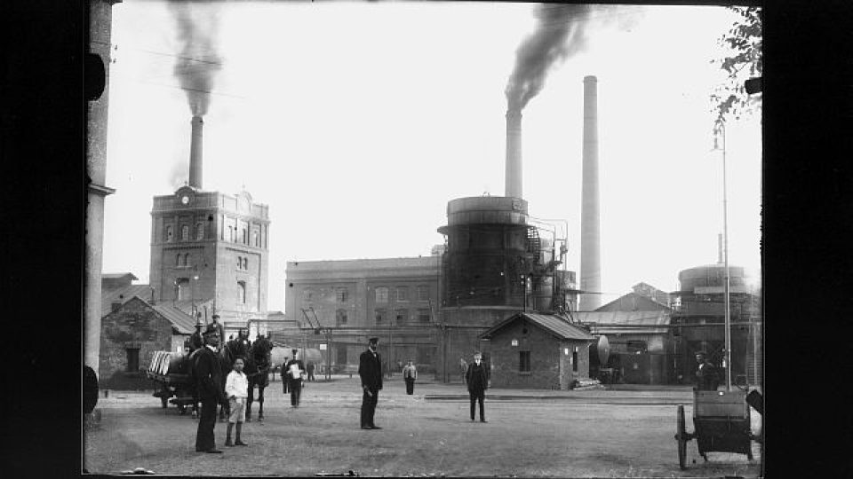 Rafinerie minerálních olejů David Fanto, kolem 1900
