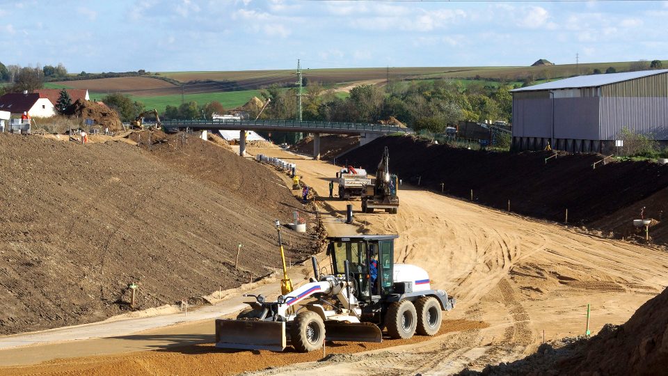 Obchvat Chrudimi - stav na konci října 2014