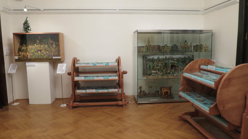 Expozice betlémů v Městském muzeu Ústí nad Orlicí