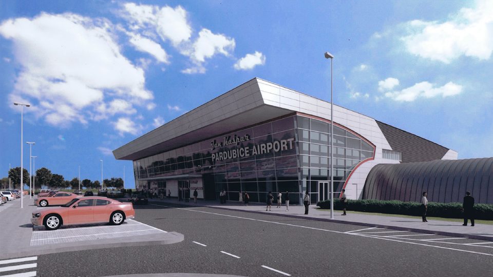 Vizualizace terminálu Letiště Pardubice