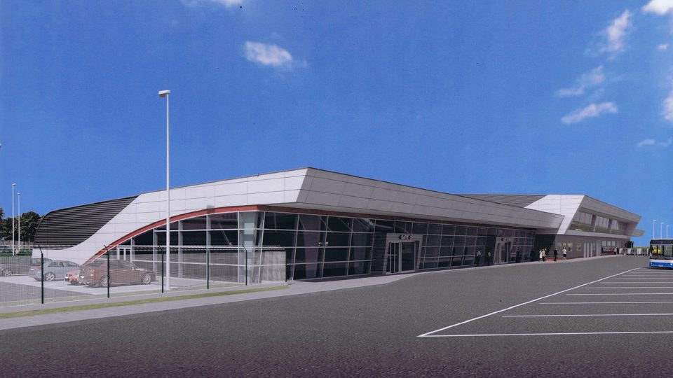 Vizualizace terminálu Letiště Pardubice