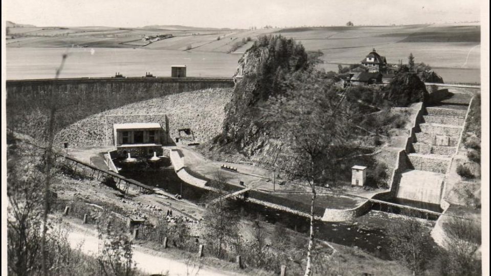 Přehrada Seč v roce 1941