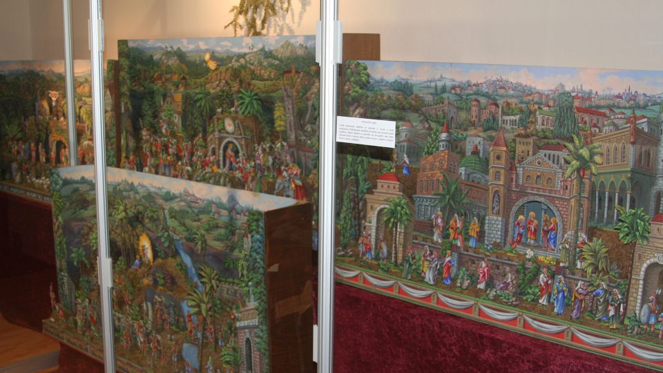 Všechny čtyři podoby domácího betléma vystavují v Regionálním muzeu ve Vysokém Mýtě
