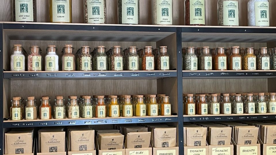 Vystavené koření | foto: Jaroslav Dobiáš Vystavené koření