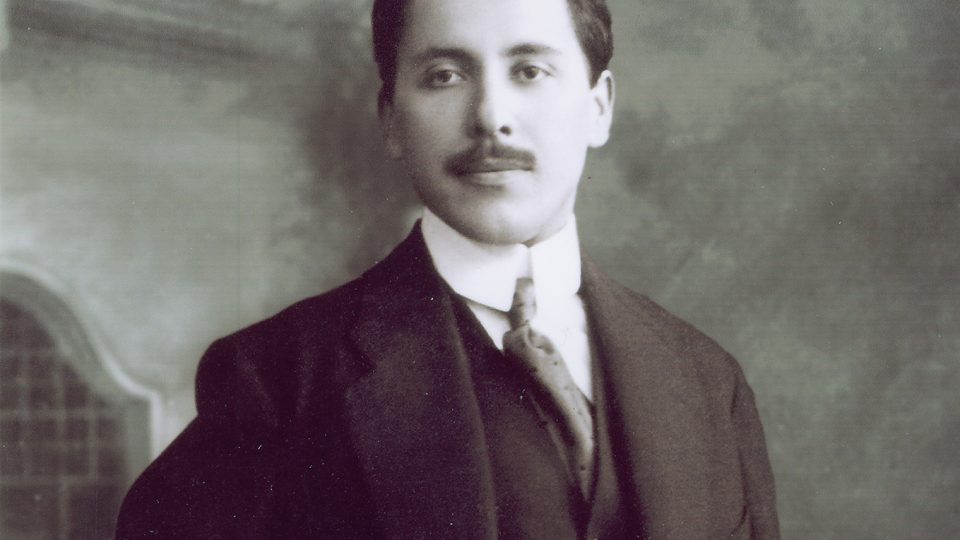 Mladý František Formánek (portrét někdy z let 1905-1914)