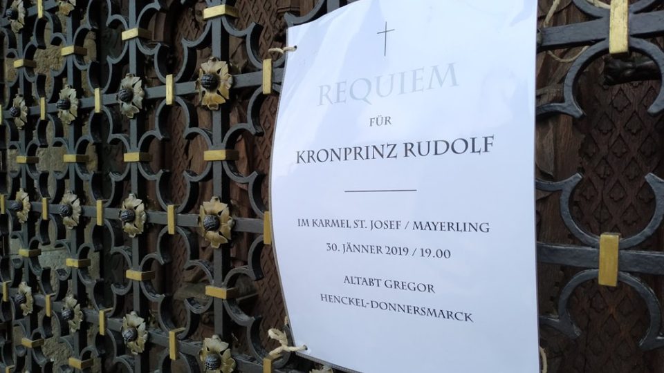 Zádušní mše za prince Rudolfa sloužená v Mayerlingu