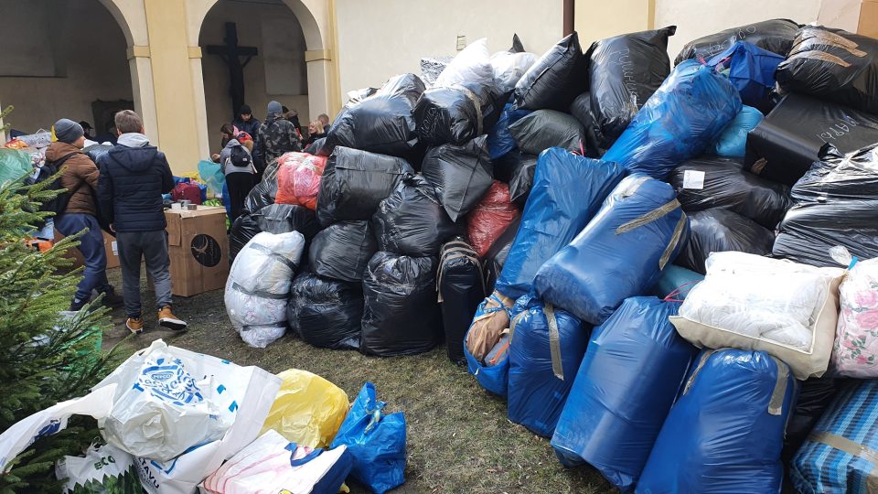 Sbírka humanitární pomoci u Kostelíčka