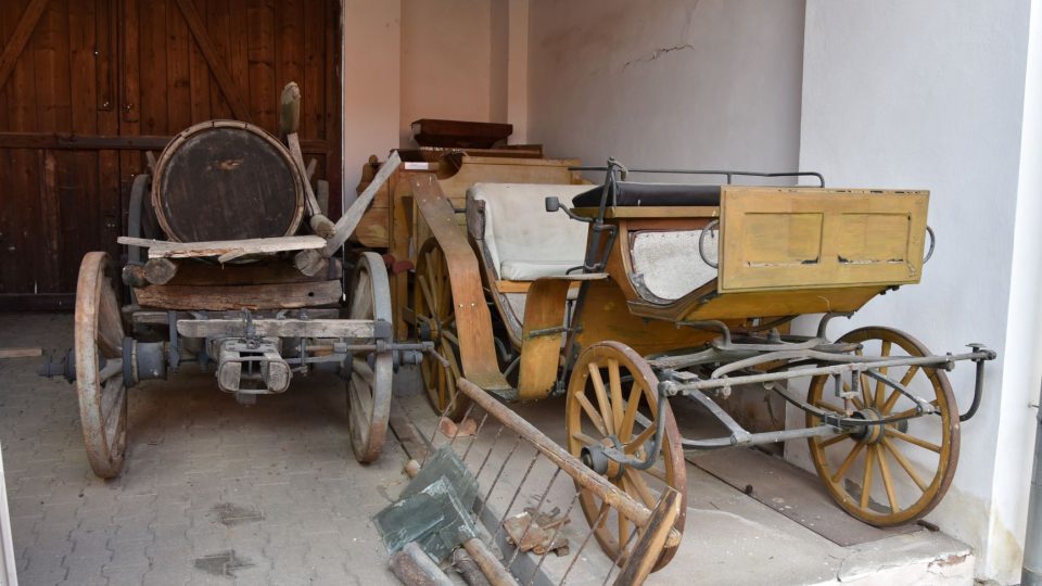 Muzeum v Dolním Újezdu má i řadu dopravních prostředků