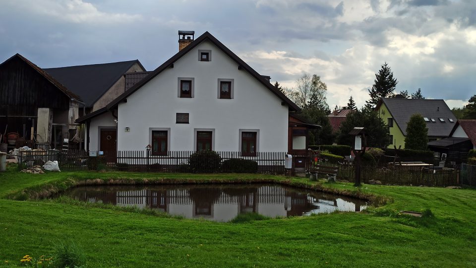 Dům, kde žil a tvořil v Kameničkách Antonín Slavíček