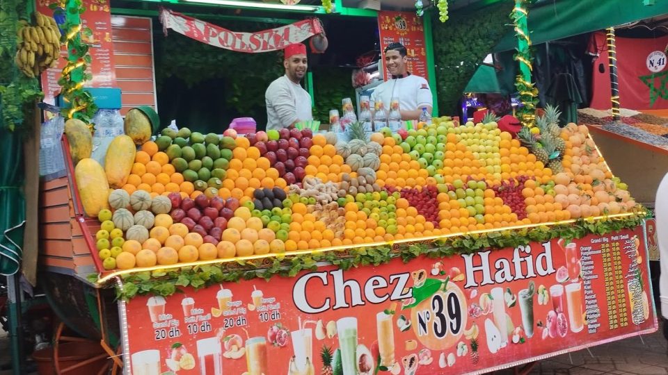 Tržistě v Marrakéši - jižní Maroko