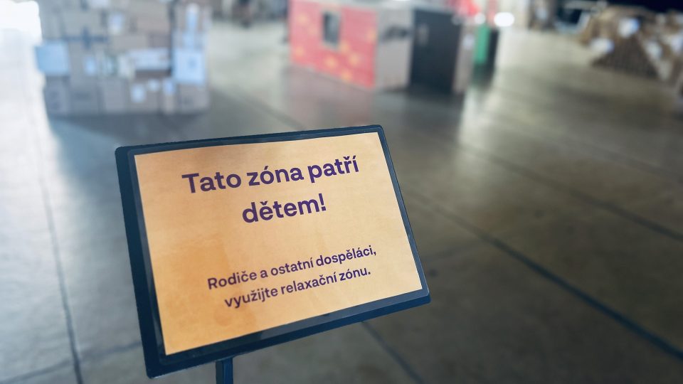 Prostor pro starší stavitele patří jen dětem, dospělí sem nemůžou | foto: Barbora Soukupová, Český rozhlas Prostor pro starší stavitele patří jen dětem, dospělí sem nemůžou