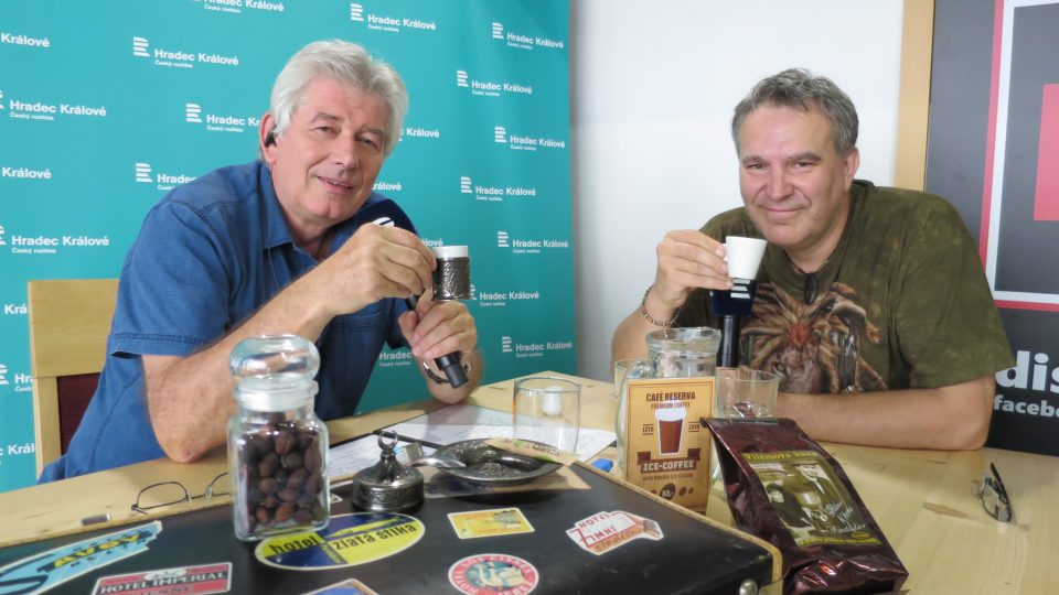 Petr Voldán a Jiří Sýkora při voňavém putování za kávou