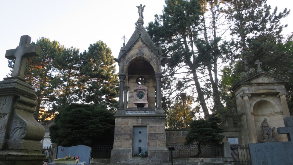 Hrobka Františka Wiesnera na chrudimském hřbitově