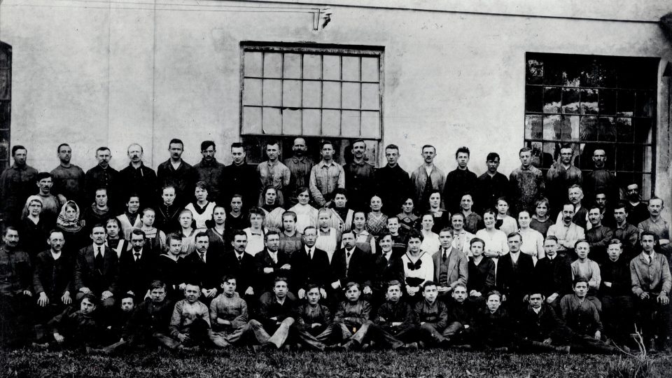Zaměstnanci Telegrafie v roce 1920