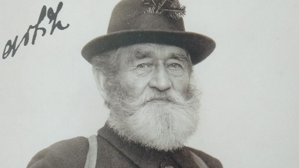 Vlastník chaty na Vrchmezí Heinrich Rübartsch se fotografoval rád