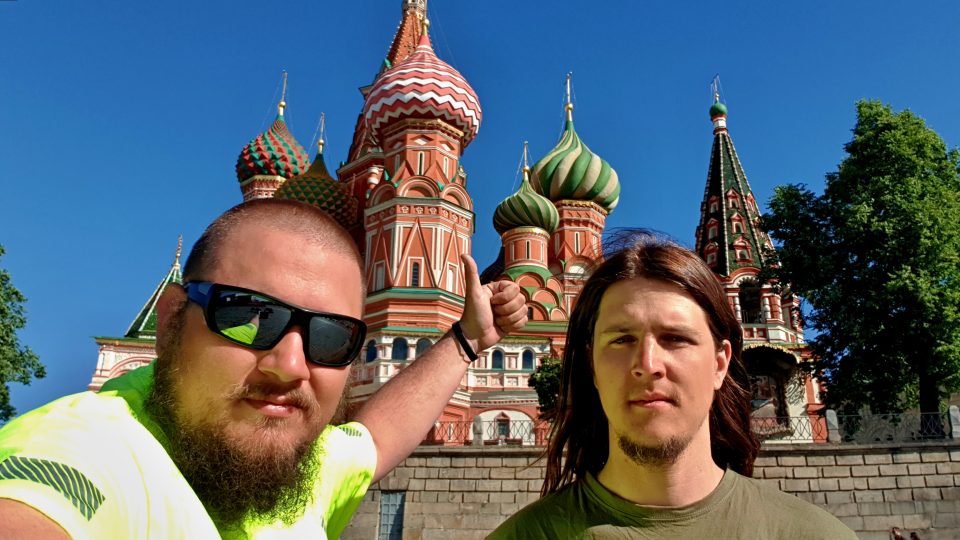 Tak jsme to dokázali a dostali se na Rudé náměstí v Moskvě