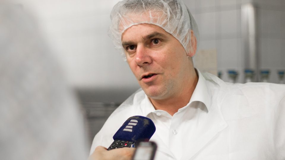 Obchodní ředitel mlékárny Jan Fogl zná provoz do posledního šroubku