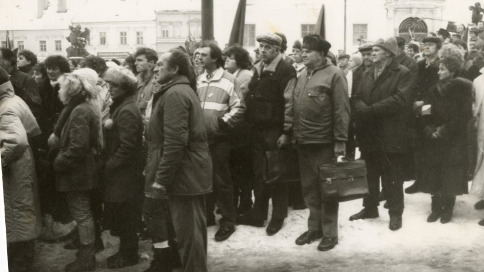 Generální stávka v Poličce 1989