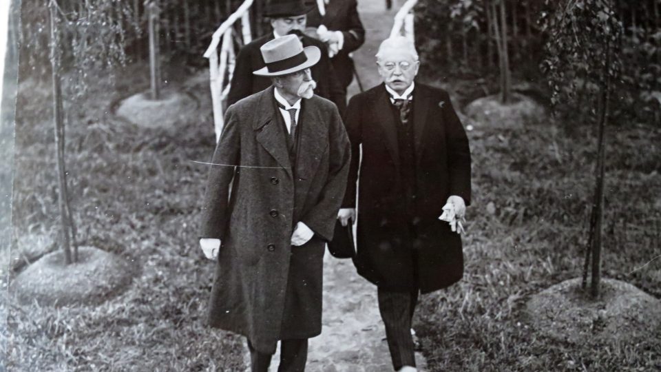 Dobříkov navštívil dvakrát prezident T, G. Masaryk