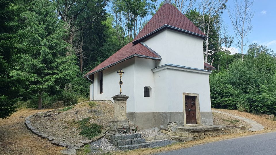 Kaple v zaniklé obci Muzlov