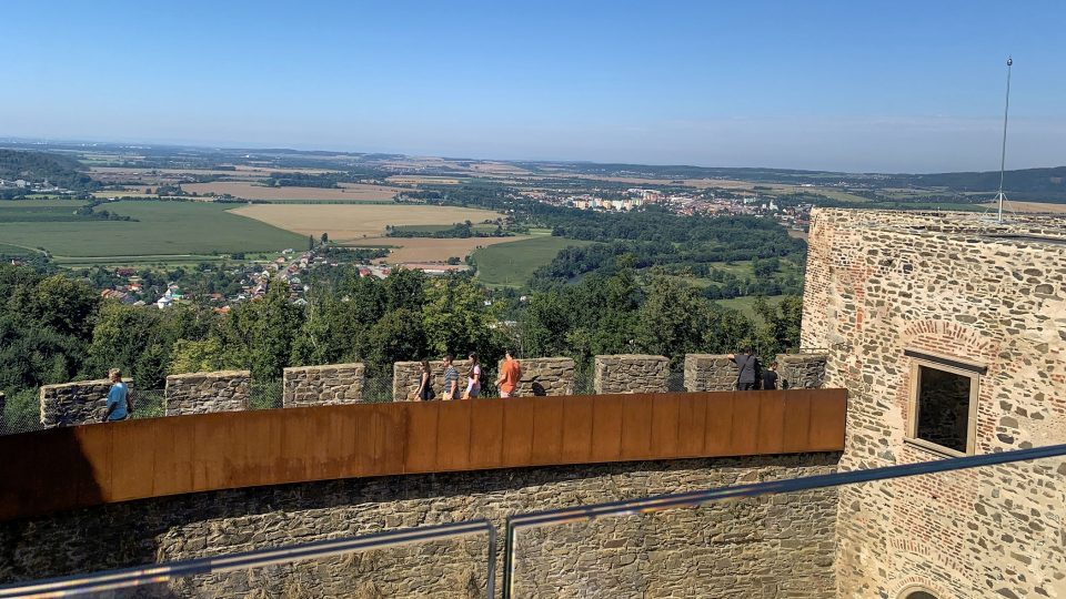 Výhled z hradu Helfštýn