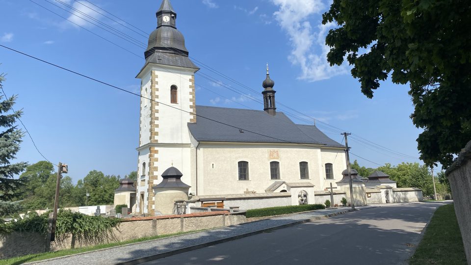 Barokní kostel, další z dominant Předhradí