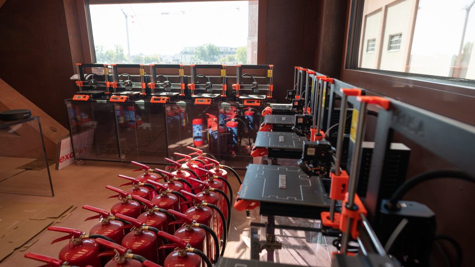 Vzdělávací centrum v Automatických mlýnech má k dispozici i řadu 3D tiskáren