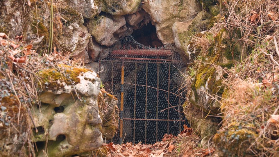 Kvůli havarijnímu stavu grotty správa valtického zámku zabezpečila jeskyni proti vniknutí