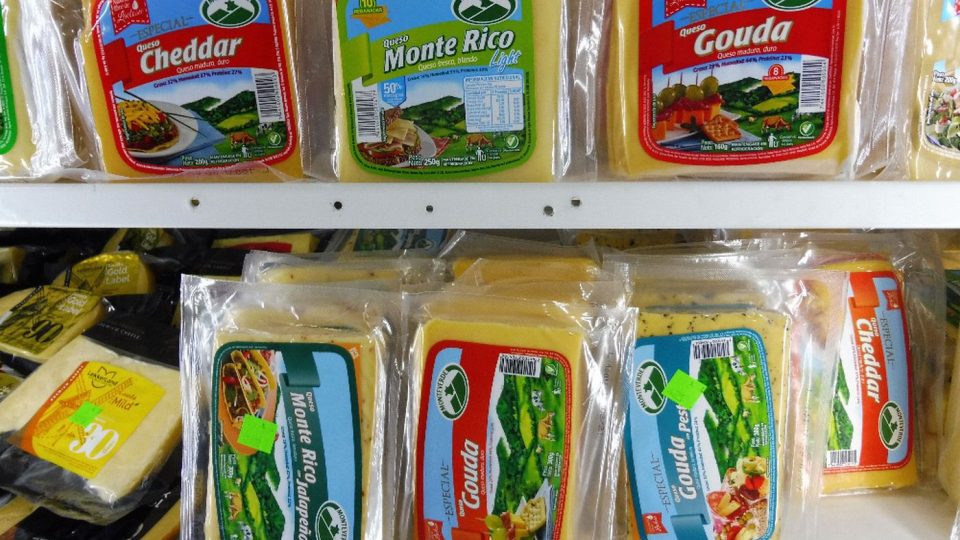 Kostarika - nabídka sýrů