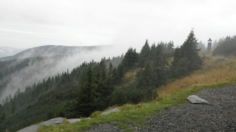 Počasí na Šeráku je proměnlivé. Často nabízí nevšední atmoféru