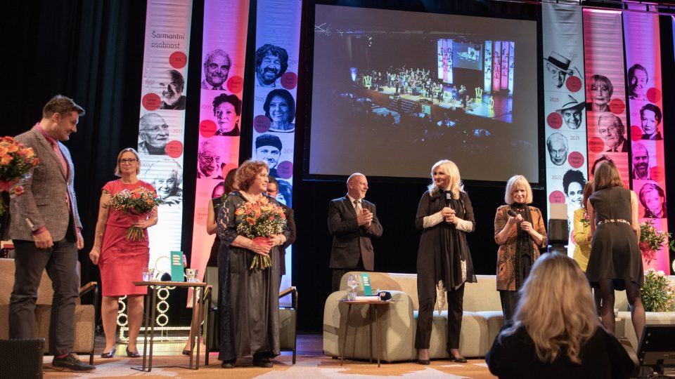 Galavečer rozhlasové ankety Šarmantní osobnost roku | foto: Jiřina Šmídová, Český rozhlas Galavečer rozhlasové ankety Šarmantní osobnost roku
