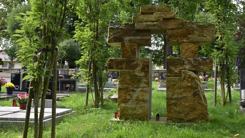 Současná podoba smířeného hřbitova v Horní Čermné