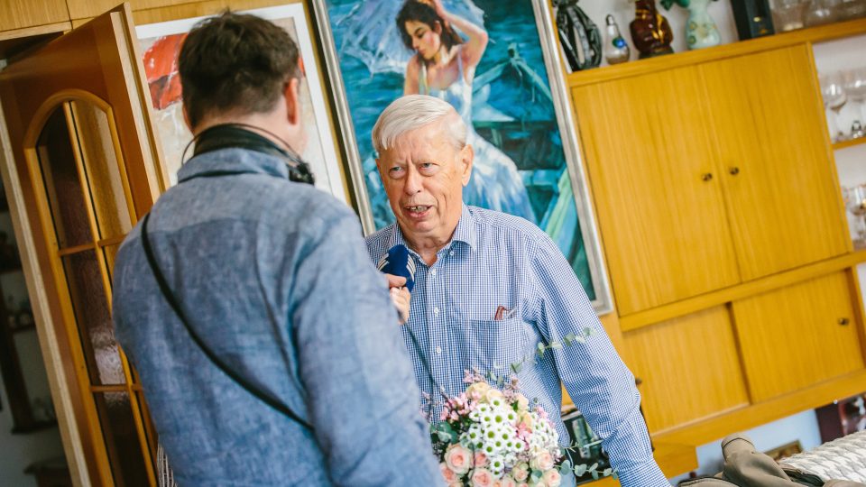 Antonín Řezníček během rozhovoru