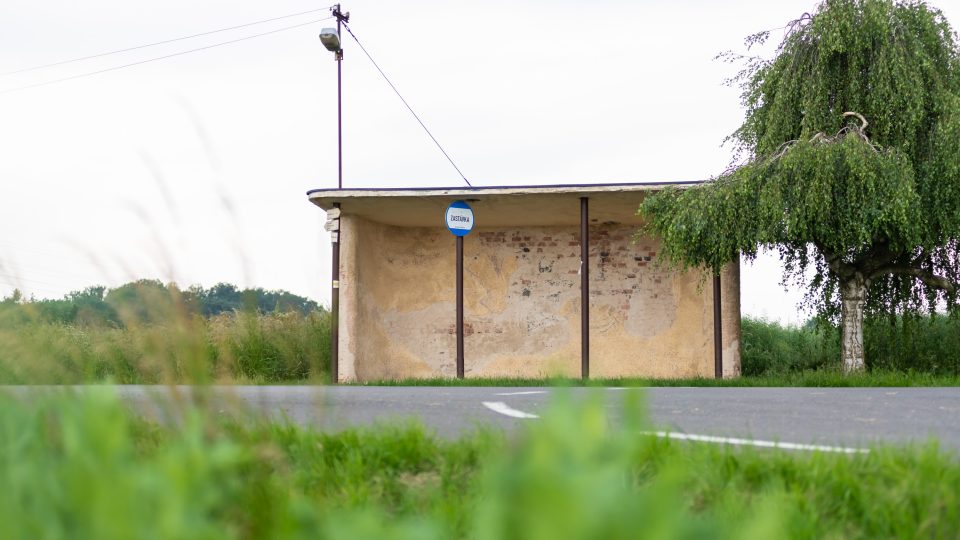 Autobusová zastávka u Podhůry