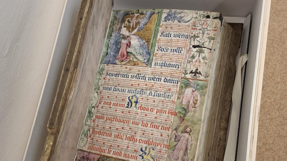 Úvodní strana chrudimského graduálu z roku 1570