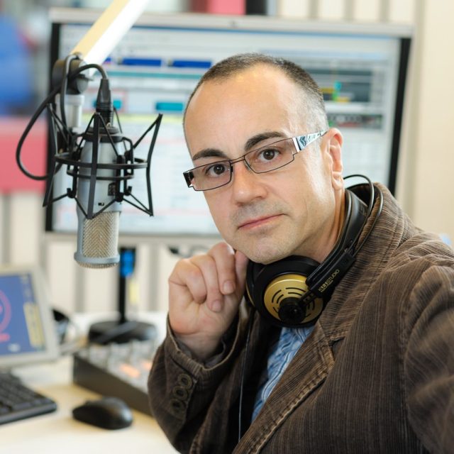 Moderátor Noční linky Karel Sladký | foto: Khalil Baalbaki,  Český rozhlas