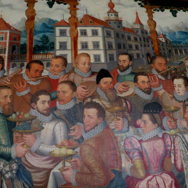 Určit místo,  kde rodina Hohenemsů na zahradní slavnosti hoduje,  se zatím odborníkům určit nepodařilo | foto: Tereza Brázdová,  Český rozhlas