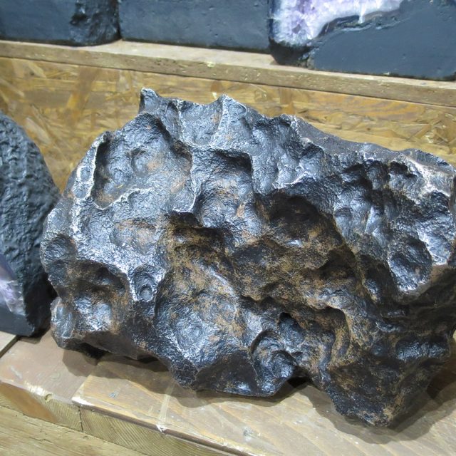 Témeř sedmdesátikilogramový meteorit pochází z Argentiny | foto: Tereza Brázdová,  Český rozhlas