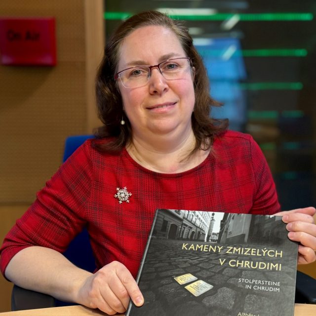 Autorka knihy Kameny zmizelých v Chrudimi Alžběta Langová | foto: Zdeněk Novák,  Český rozhlas