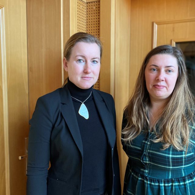 Petra Bajerová a Veronika Lacinová Najmanová | foto: Eva Horáková,  Český rozhlas