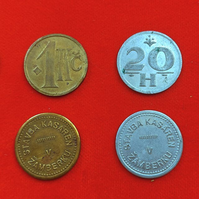 Speciální mince sloužily zejména dělníkům při stavbě kasáren v Žamberku | foto: Městské muzeum Žamberk