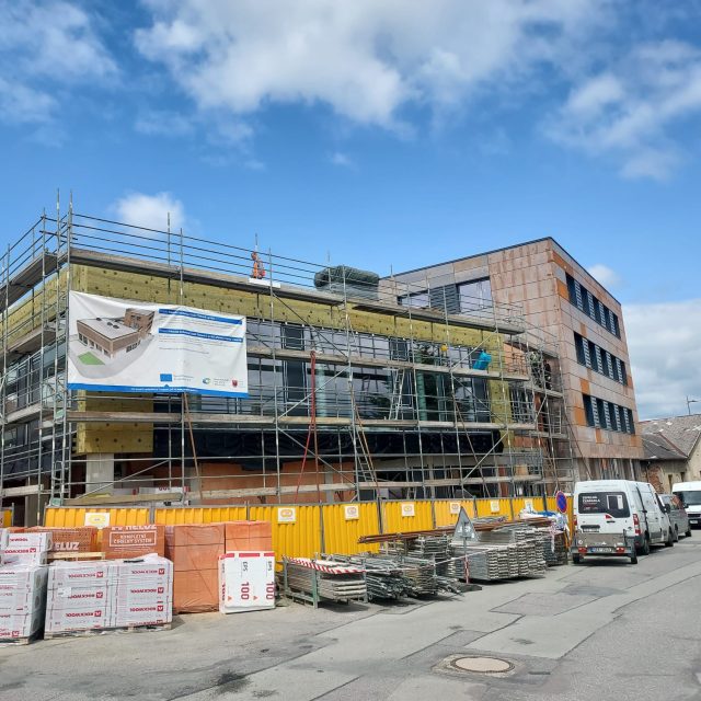 Stavba nové knihovny v České Třebové  (11. 6. 2025) | foto: město České Třebová