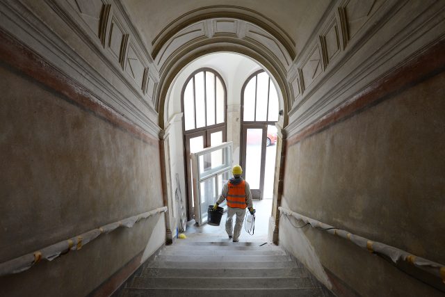 Pardubická radnice prochází důkladnou rekonstrukcí | foto: Honza Ptáček,  Český rozhlas