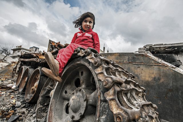 Snímek Markéty Kutilové z válečné Sýrie | foto: Markéta Kutilová
