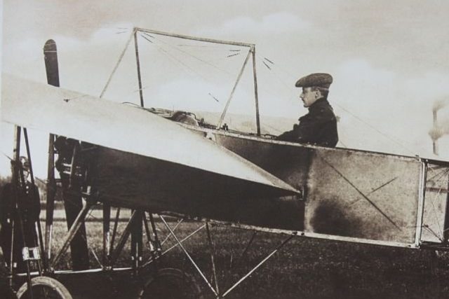 Jan Kašpar,  první český aviatik. | foto:  Město Pardubice