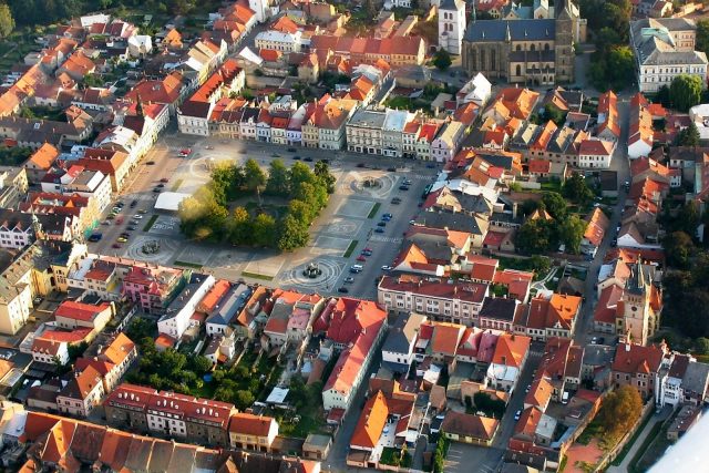 Letecký pohled na Vysoké Mýto | foto: Panoramio from Google,   Sasin