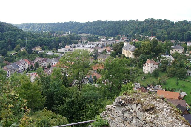 Výhled z hradu nad městem | foto: Tereza Brázdová,  Český rozhlas